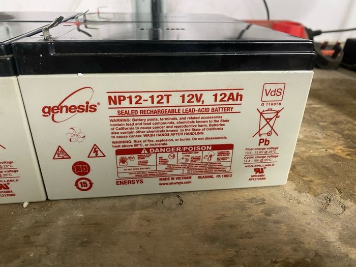 Vimpex 3A PSU PSU0012 & Yuasa Lead Acid Batteries