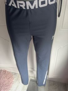 Under Armour Blue Grey ladies leggings size L UK14 EU42 Perfect condition Postage included