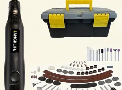 Mini Cordless Rotary Tool with Li-ion Battery, 76 pcs, new, unopened.