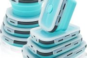 Brand New Lunememo 8 Pack Foldable Lunch Box,