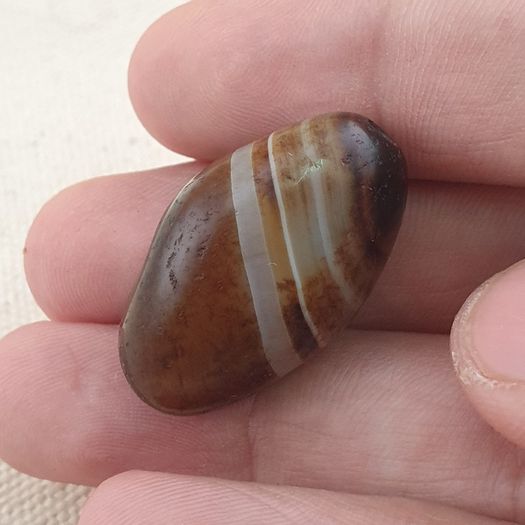 Vintage Beautiful Suliemani Eye Agate Bead Amulet
