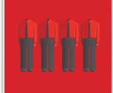 Kraftwerk - Fred Birchal framed/ mounted print