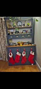 Painted Kitchen Dresser Display Shelves Drawers Cupboard Upcycle Project