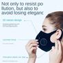 Face masks washable virus black grey navy blue masks reusable with respirator PM2.5 Activated Carbon Filters skin mask gaskets medical/surgical protective disposable blue masks bundle Image 3