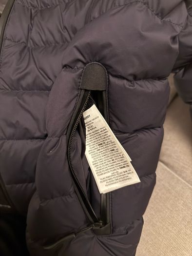 Navy Men's Burberry Jacket