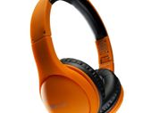 Boompods Headpods Foldable Soft Touch Headphones & Stunning Bass / Audio & Mic - ORANGE