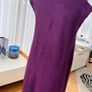 Lainey Wine cashmere Dress Image 6