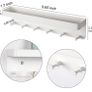 6 Hooks Key Holder Wall Mounted, Letter Holder with Key Hooks, Mail Organizer Wall Mount with Key Hanger, Small Key Rack for Hallway, Entryway, Kitchen, Bathroom (FREE POSTAGE) Image 2