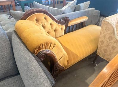 Antique chaise longue