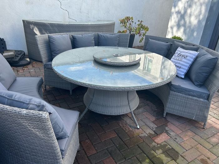 Outdoor Dining Set Plus Bar