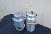 Duo metallic fridge milk churn postage possible
