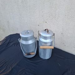 Duo metallic fridge milk churn postage possible