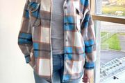 Fleece Warm T-Shirt, Womens Long Top, Size - L / 40 / 12