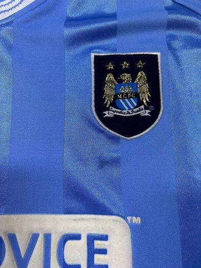 Genuine Vintage 2003 Reebok Manchester City Hone Jersey Shirt Mens L/XL
