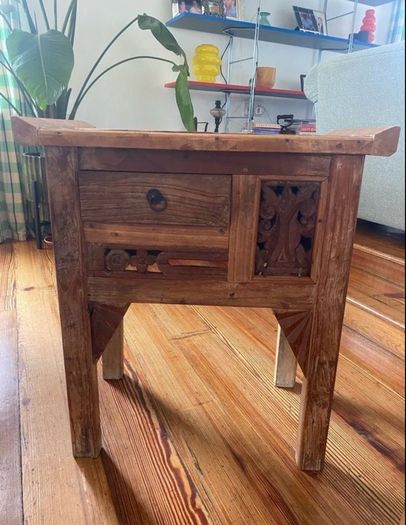Solid Wood imported Side Table or Locker