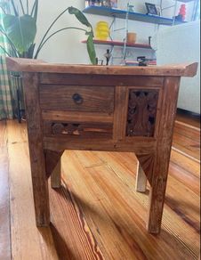 Solid Wood imported Side Table or Locker