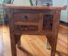Solid Wood imported Side Table or Locker