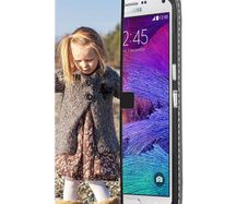 Samsung Galaxy Note 4 - Personalised wallet case - Black