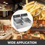 Commercial Electric Fryer Stainless Steel Fryer 12L Electric Double Tank Double Sieve Machine for Chicken/Shrimp Double deep fat fryer electric 220v Image 8