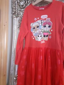 Red lol girls dress