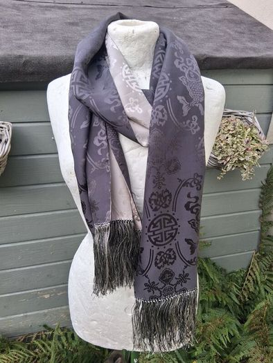 Shanghai Tang 100% silk scarf