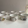 Vintage set of six matching English ramekin dishes Image 9