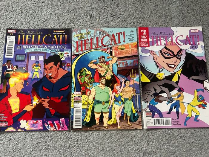 Marvel Hellcat comic bundle
