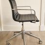 Vintage Office Chair Leather Designer Italian by Arper Image 5