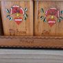 Mid-century Wooden Spice Boxes Image 4