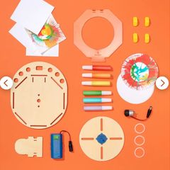 DIY-TOY IN BOX for +6 years old - Motorized Spin Art by Kiwico