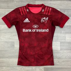 Adidas Munster Rugby Player Issue Jersey Shirt Mens Medium Tight Fit