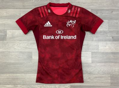 Adidas Munster Rugby Player Issue Jersey Shirt Mens Medium Tight Fit