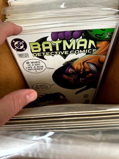 Detective Comics Batman Long Comic Box w 215 comics for Sale