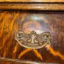 Antique American Tiger Oak Dresser with Bevelled Mirror c.1900/1915 Image 7