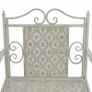 2 Seater Garden Bench 161 cm Steel Grey Image 4