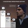 Rechargeable LED Lighted Beanie, Perfect Dad Gifts in Christmas, Stocking Fillers Cap with Light Hands Free Head Torch Unisex Winter Warm Knit Beanie (FREE POSTAGE) Image 2