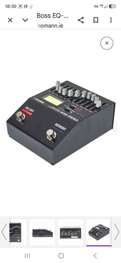 Boss EQ-200 Graphic Equalizer pedal