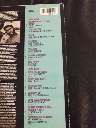 Soul Shots 6 blue eyed soul comp lp