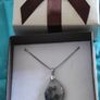 COAI sterling silver Moss agate necklace Image 2
