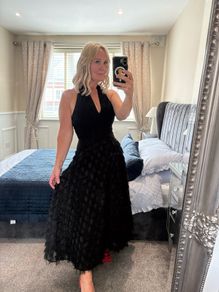 h&m black dress