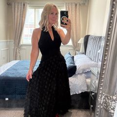 h&m black dress