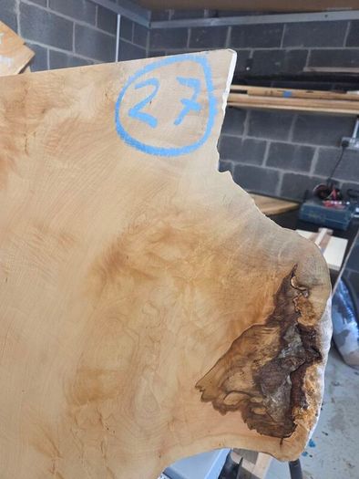 Live Edge Sycamore Slab