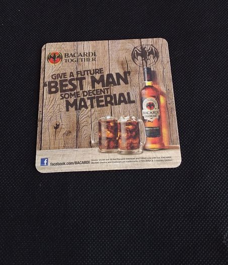 Bacardi Oakheart - Beer Mat/Coaster