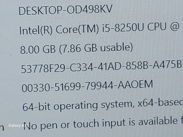 DELL Latitude 5590, Intel Core i5-8250U CPU, 1.8GHz, 8GB HDD, 256 GB SSD, Windows 10 Pro, Microsoft Edge, Chrome
