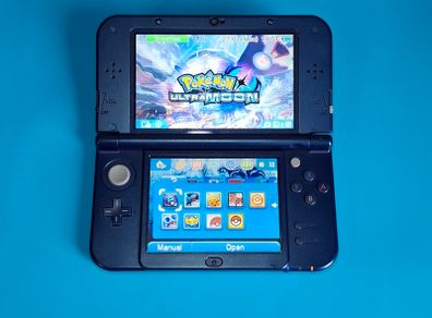 New 3DS XL Metallic Blue (Modded)