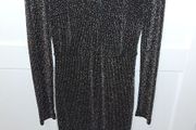 Penneys Black Sparkle Dress with halterneck
