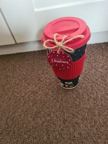 Large Christmas Reusable Travel Cup