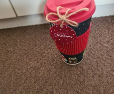 Large Christmas Reusable Travel Cup