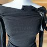 womens top James Lakeland black off shoulder size 10 Image 4