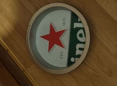 Heineken beer/drinks metal trays